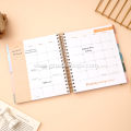 Custom Hardcover Weekly and Monthly Goal Planner Notebook